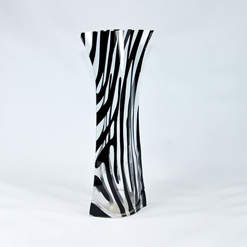 small standup vase folding disposable plastic vinyl for wedding