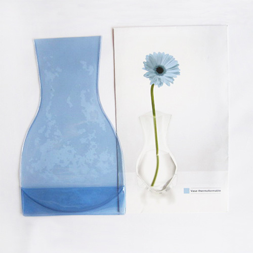 flexible PVC flower foldable vase for promotion D-V074
