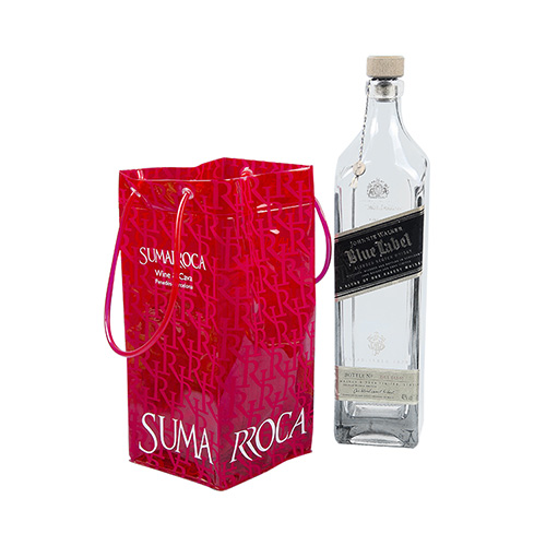 Hot Selling Clear Transparent PVC Ice Chill Waterproof Bag for Wine Beer Champagne